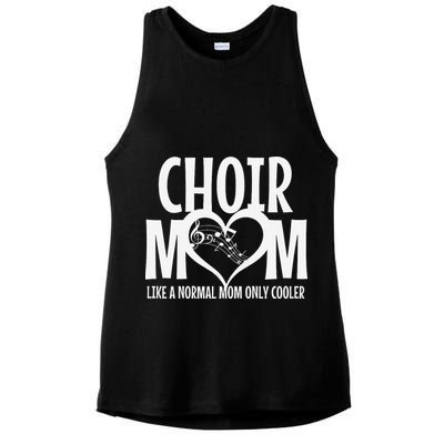 Choir Mom Funny Singing Singer Ladies PosiCharge Tri-Blend Wicking Tank