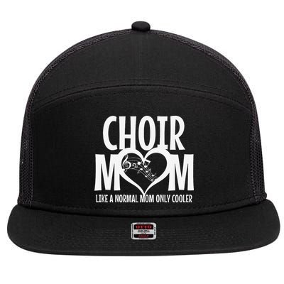 Choir Mom Funny Singing Singer 7 Panel Mesh Trucker Snapback Hat