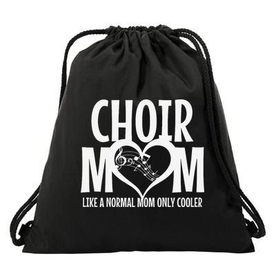 Choir Mom Funny Singing Singer Drawstring Bag