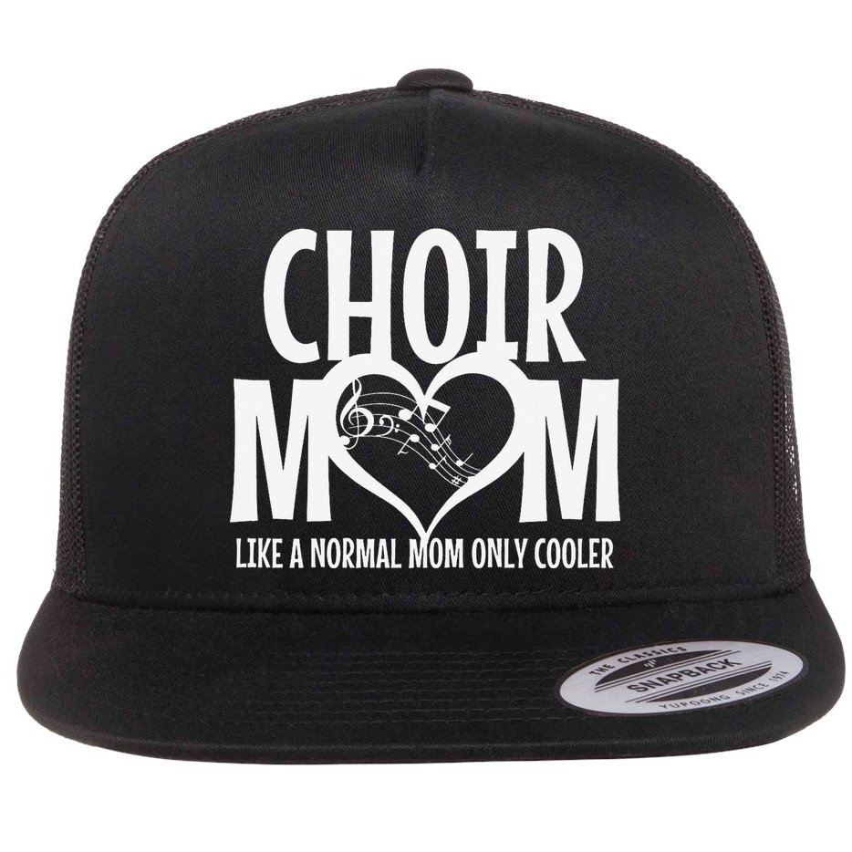 Choir Mom Funny Singing Singer Flat Bill Trucker Hat
