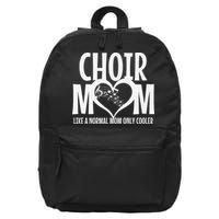 Choir Mom Funny Singing Singer 16 in Basic Backpack