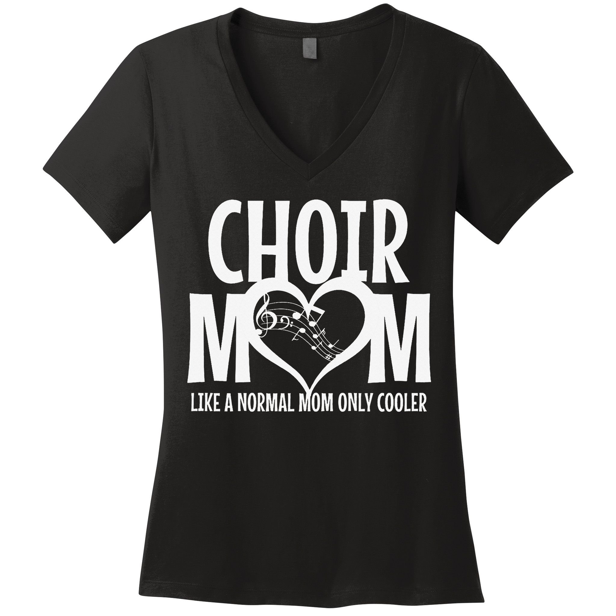 Choir Mom Funny Singing Singer Women's V-Neck T-Shirt