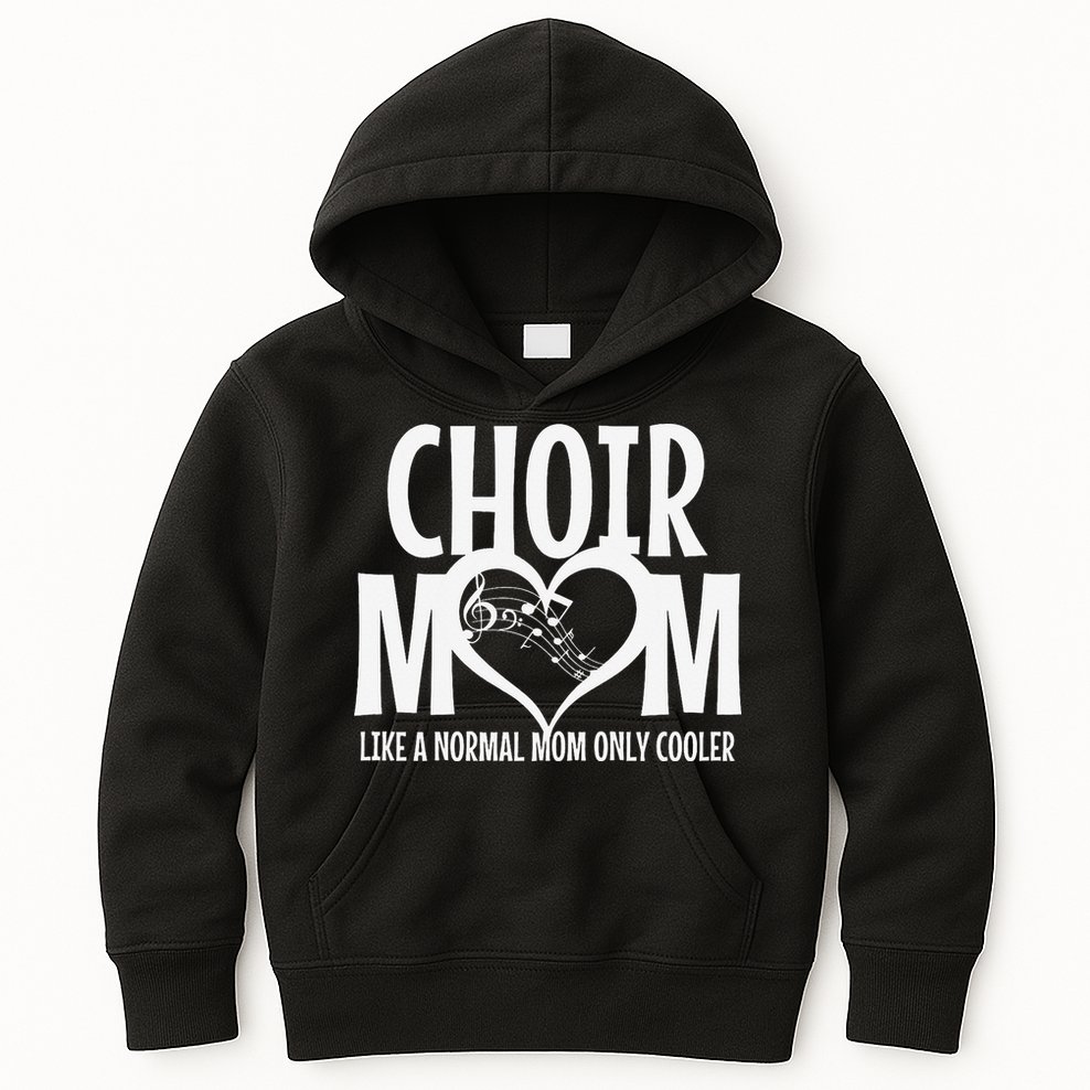 Choir Mom Funny Singing Singer Kids Hoodie