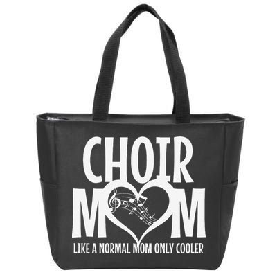 Choir Mom Funny Singing Singer Zip Tote Bag