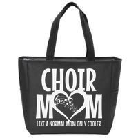 Choir Mom Funny Singing Singer Zip Tote Bag