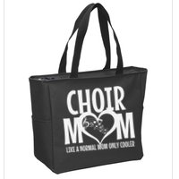 Choir Mom Funny Singing Singer Zip Tote Bag