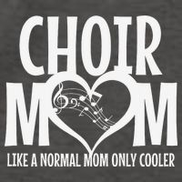 Choir Mom Funny Singing Singer Vector Backpack