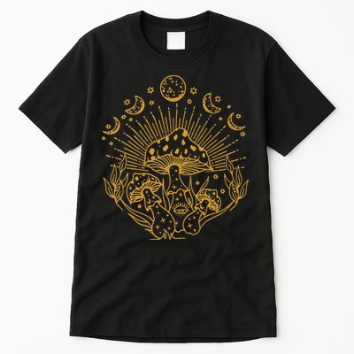 Cottagecore Mushrooms Fungi Goblincore Aesthetic Mycology Tall T-Shirt