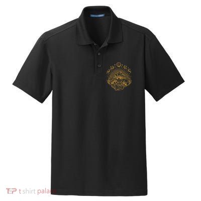 Cottagecore Mushrooms Fungi Goblincore Aesthetic Mycology Dry Zone Grid Polo