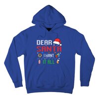 Christmas Matching Family Dear Santa I Want It All Gift Hoodie