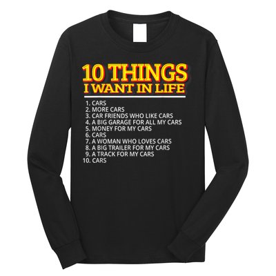 Car Mechanic For Men Long Sleeve Shirt