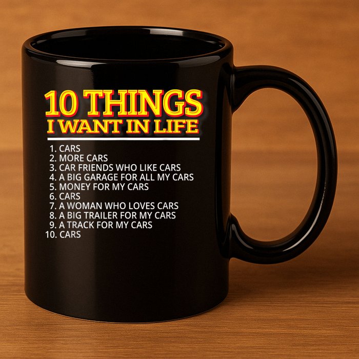 Car Mechanic For Men 11oz C Handle Ceramic Mug