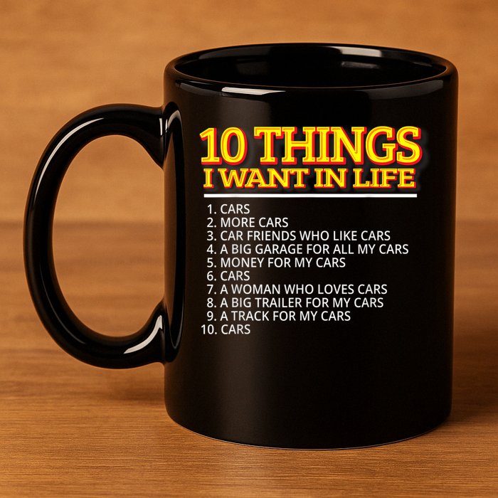 Car Mechanic For Men 11oz C Handle Ceramic Mug