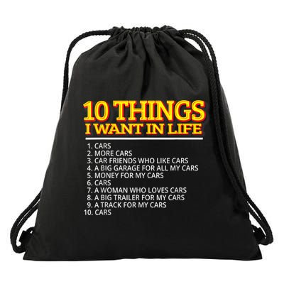 Car Mechanic For Men Drawstring Bag