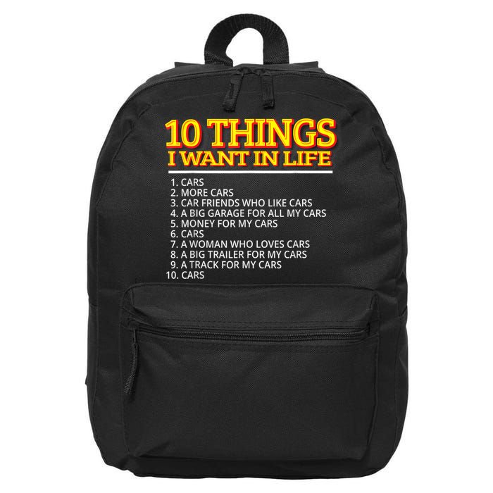 Car Mechanic For Men 16 in Basic Backpack