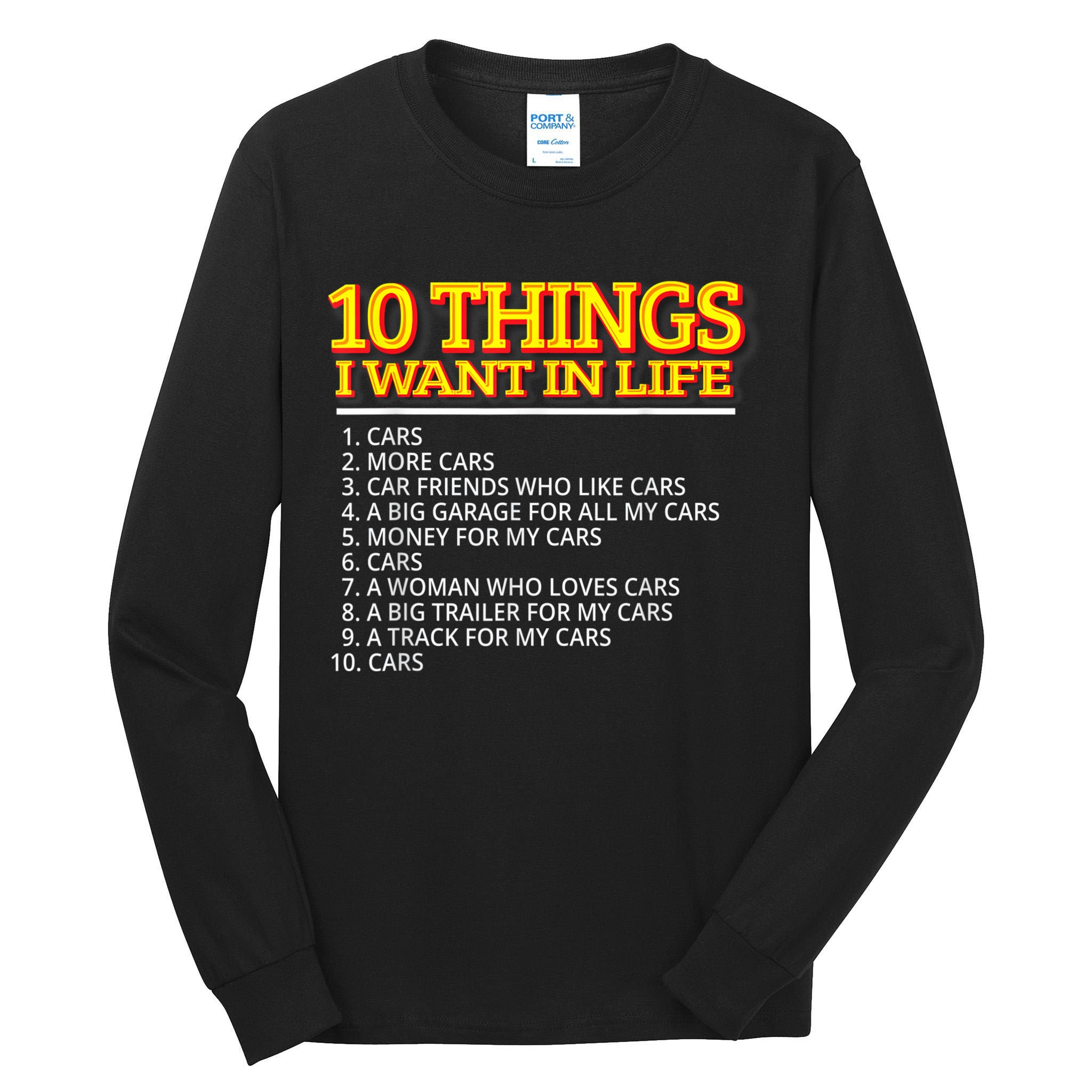 Car Mechanic For Men Tall Long Sleeve T-Shirt
