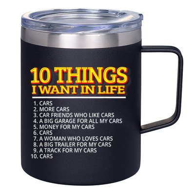 Car Mechanic For Men 12oz Stainless Steel Coffee Mug