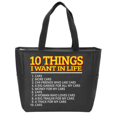 Car Mechanic For Men Zip Tote Bag