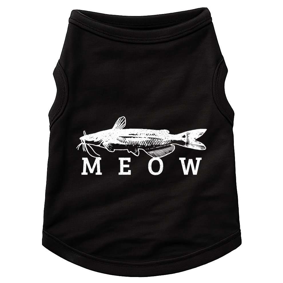 Catfish Meow Funny Catfishing Fishing Fisher Gift Doggie Tank