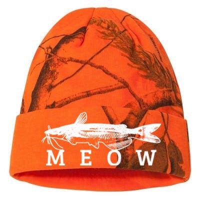 Catfish Meow Funny Catfishing Fishing Fisher Gift Kati Licensed 12" Camo Beanie