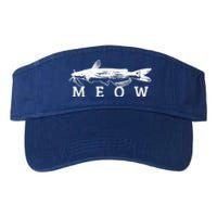 Catfish Meow Funny Catfishing Fishing Fisher Gift Valucap Bio-Washed Visor