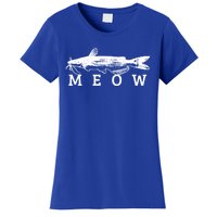 Catfish Meow Funny Catfishing Fishing Fisher Gift Women's T-Shirt