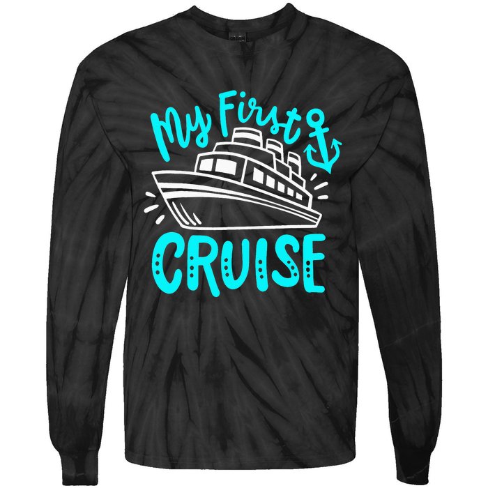 Cruise My First Cruise Tie-Dye Long Sleeve Shirt