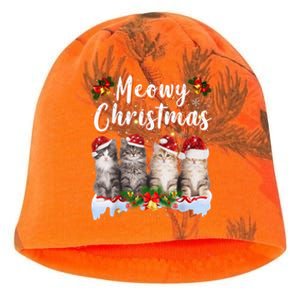 Cat Meowy Family Matching Christmas Pajamas Santa Cats Xmas Kati - Camo Knit Beanie