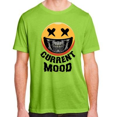 Current Mood Funny Halloween Skeleton Adult ChromaSoft Performance T-Shirt