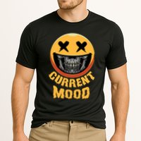 Current Mood Funny Halloween Skeleton Cooling Performance Crew T-Shirt