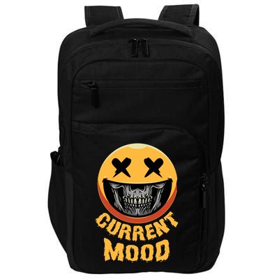 Current Mood Funny Halloween Skeleton Impact Tech Backpack