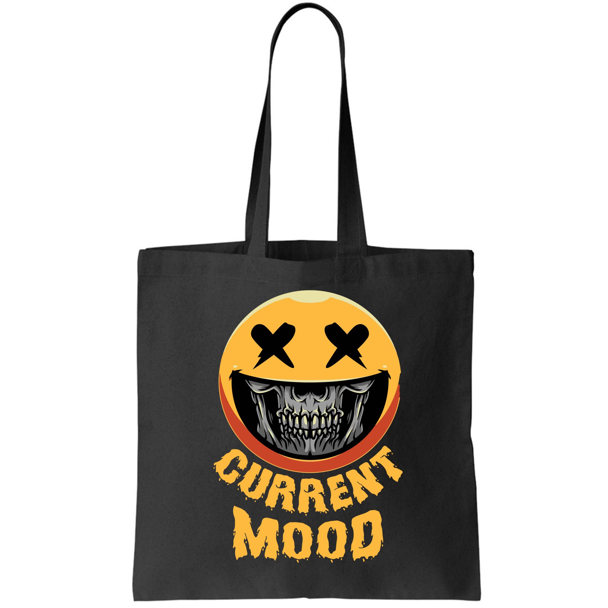 Current Mood Funny Halloween Skeleton Bag