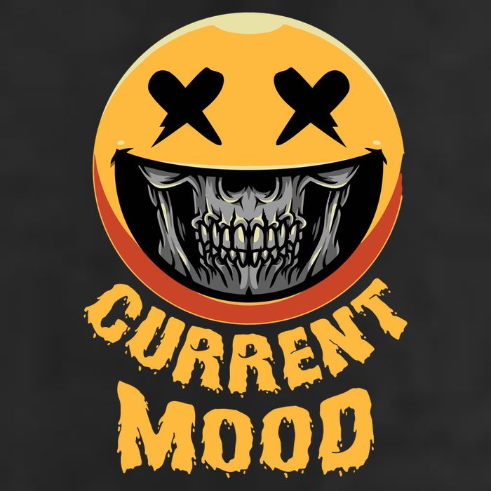 Current Mood Funny Halloween Skeleton 25L Jumbo Tote