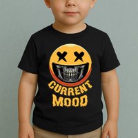 Current Mood Funny Halloween Skeleton Toddler T-Shirt