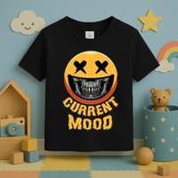 Current Mood Funny Halloween Skeleton Toddler T-Shirt