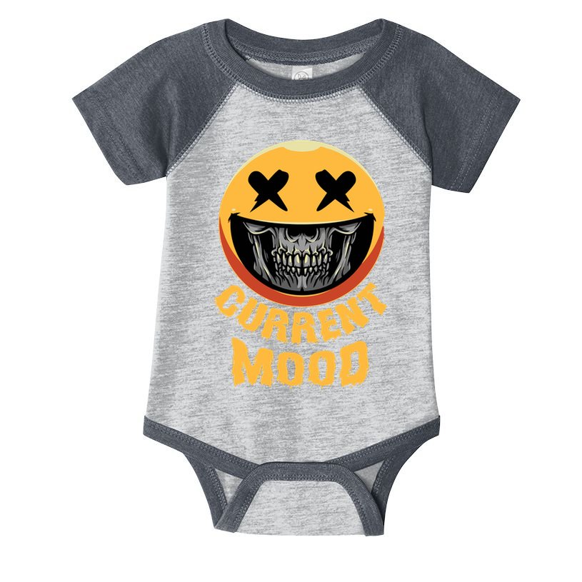 Current Mood Funny Halloween Skeleton Infant Baby Jersey Bodysuit