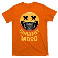 Current Mood Funny Halloween Skeleton T-Shirt