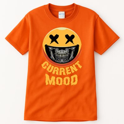 Current Mood Funny Halloween Skeleton Tall T-Shirt