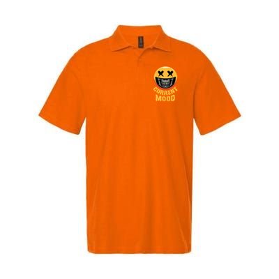 Current Mood Funny Halloween Skeleton Polo