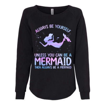 Cute Mermaid For Women Girl Kids Sea Mermaid Birthday Lover Womens California Wash Sweatshirt