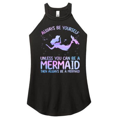 Cute Mermaid For Women Girl Kids Sea Mermaid Birthday Lover Women’s Perfect Tri Rocker Tank