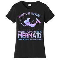 Cute Mermaid For Women Girl Kids Sea Mermaid Birthday Lover Women's T-Shirt