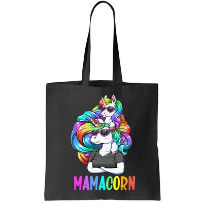 Cute Mamacorn Funny Unicorn Mothers Day Rainbow Bag