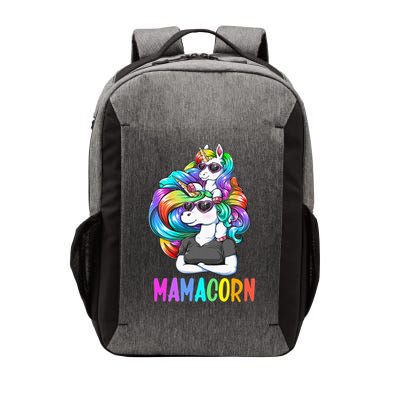 Cute Mamacorn Funny Unicorn Mothers Day Rainbow Vector Backpack