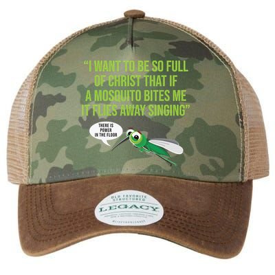 Christian Mosquito Funny Gag Jokes Religious Christian  Legacy Tie Dye Trucker Hat