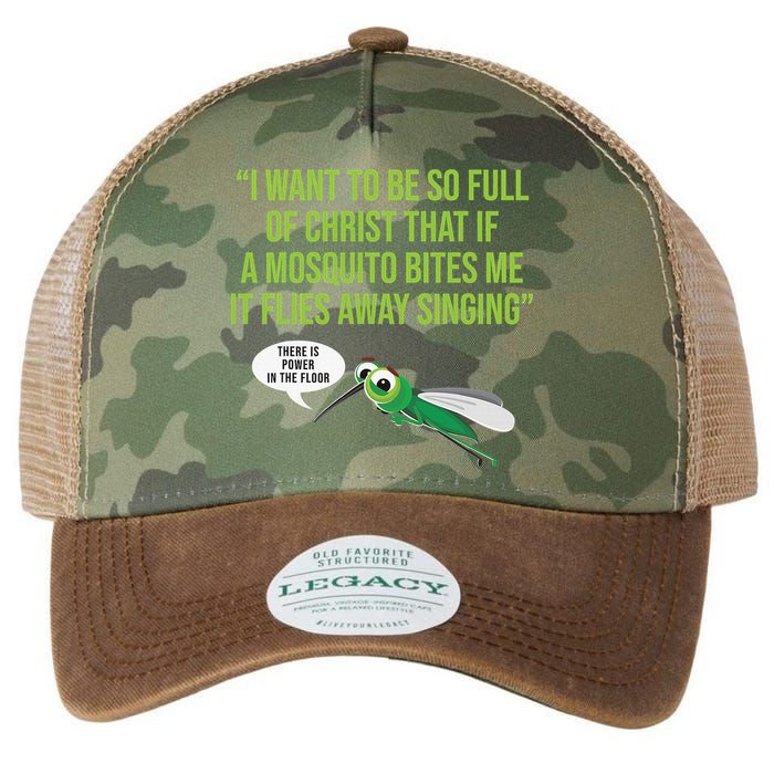 Christian Mosquito Funny Gag Jokes Religious Christian  Legacy Tie Dye Trucker Hat