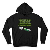 Christian Mosquito Funny Gag Jokes Religious Christian  Hoodie