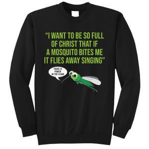 Christian Mosquito Funny Gag Jokes Religious Christian  Sweatshirt