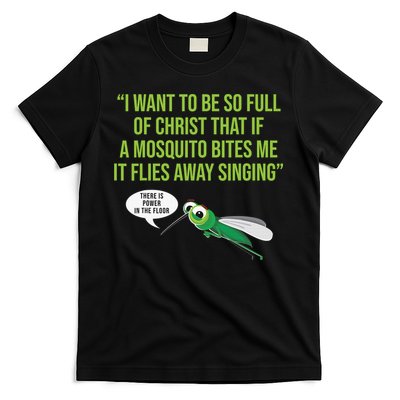 Christian Mosquito Funny Gag Jokes Religious Christian  T-Shirt