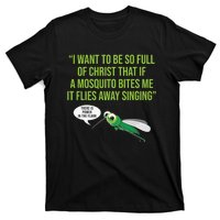 Christian Mosquito Funny Gag Jokes Religious Christian  T-Shirt